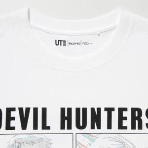 UT Chainsaw Man x Kosuke Kawamura Devil Hunters Graphic T-Shirt (White | Size L)_