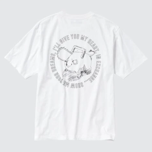 UT Chainsaw Man x Kosuke Kawamura Dog & Chainsaw Graphic T-Shirt