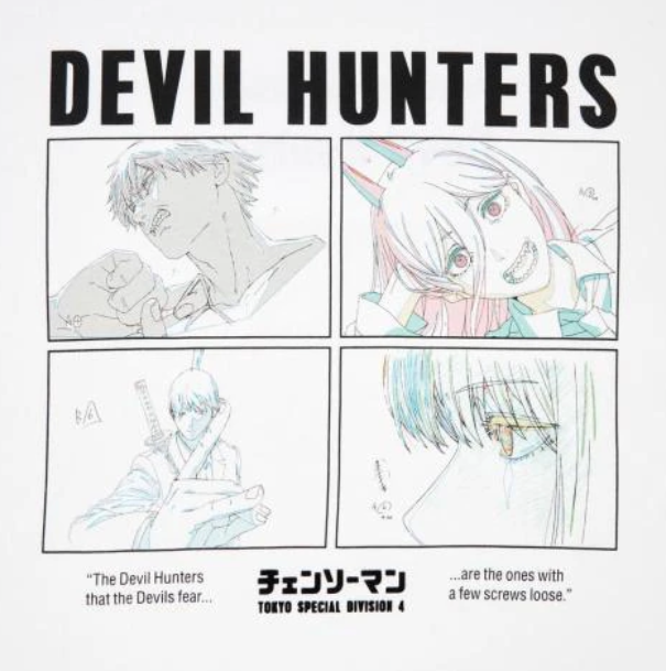 UT Chainsaw Man x Kosuke Kawamura Devil Hunters Graphic T-Shirt