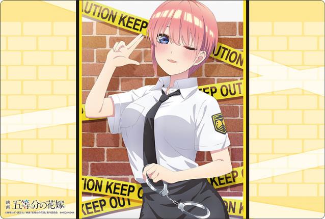 Bushiroad Rubber Mat Collection V2 Vol. 967 "The Quintessential Quintuplets Movie" Nakano Ichika Police Ver. image 1