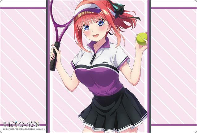 Bushiroad Rubber Mat Collection V2 Vol. 968 "The Quintessential Quintuplets Movie" Nakano Nino Tennis Ver. image 1