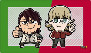 Tiger & Bunny 2 Bkub Okawa Original Illustration Rubber Mat_