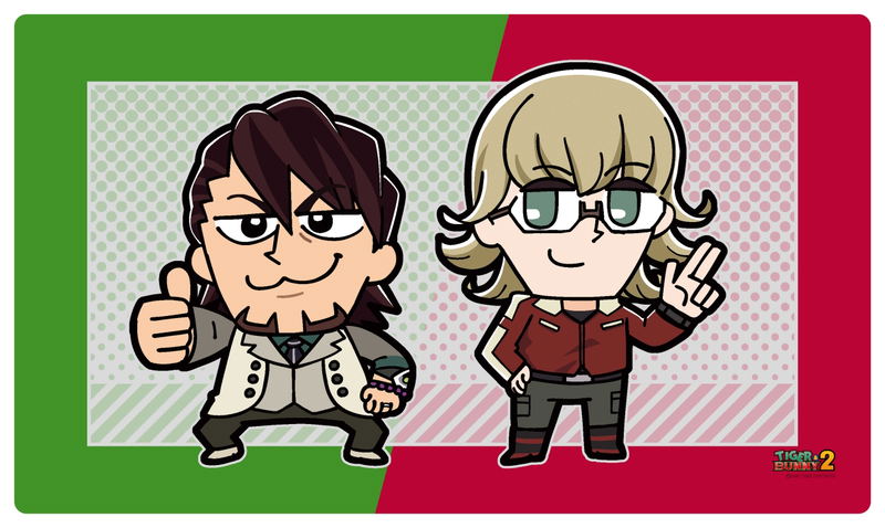 Tiger & Bunny 2 Bkub Okawa Original Illustration Rubber Mat image 1