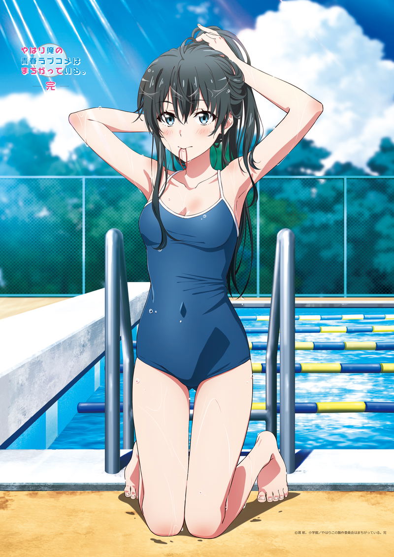 Yahari Ore No Seishun Love-come Wa Machigatteiru. Kan Original Illustration B2 Tapestry Yukino (School Swimwear) image 1