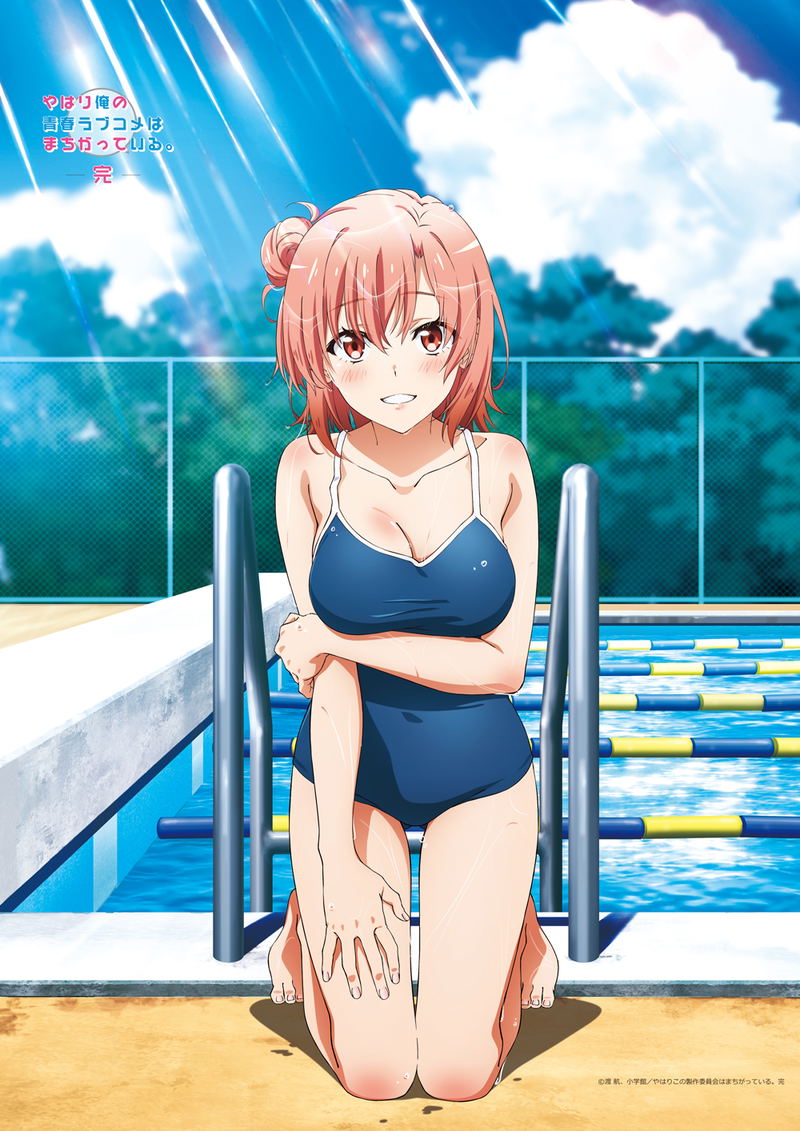 Yahari Ore No Seishun Love-come Wa Machigatteiru. Kan Original Illustration B2 Tapestry Yui (School Swimwear) image 1
