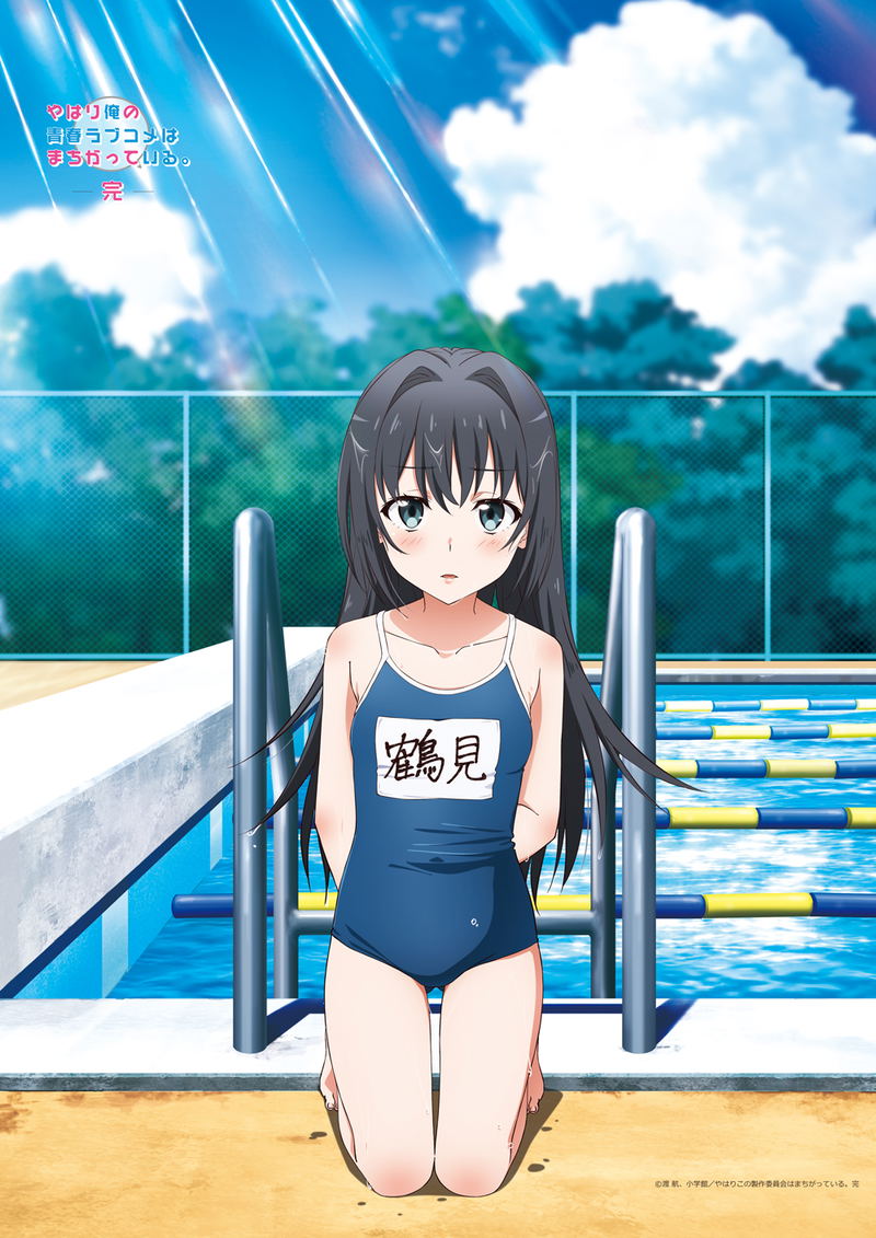 Yahari Ore No Seishun Love-come Wa Machigatteiru. Kan Original Illustration B2 Tapestry Tsurumi Rumi (School Swimwear) image 1