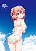 Yahari Ore No Seishun Love-come Wa Machigatteiru. Kan Original Illustration B2 Tapestry Yui (Seaside Bikini) thumbnail 1