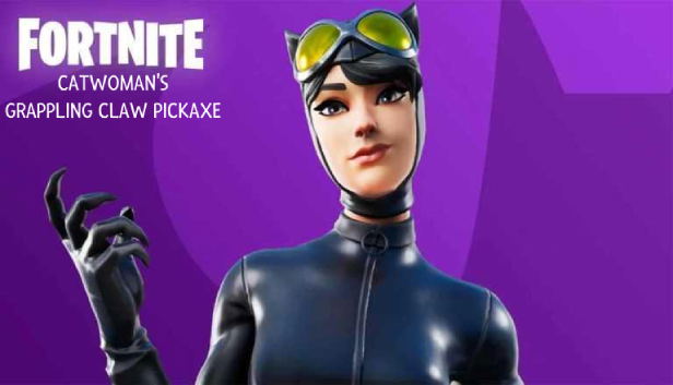 Fortnite: Catwoman's Grappling Claw Pickaxe (DLC) <span class="ext" style="background-color: #B0000F; color: #FFFFFF;">DLC</span> <span class="ext ext_Epic Store">Epic Store®️</span> <span class="ext ext_digital">digital</span> image 1