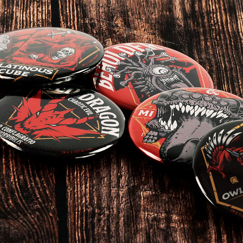 Dungeons and Dragons Badge (Set of 6 Pieces) image 10