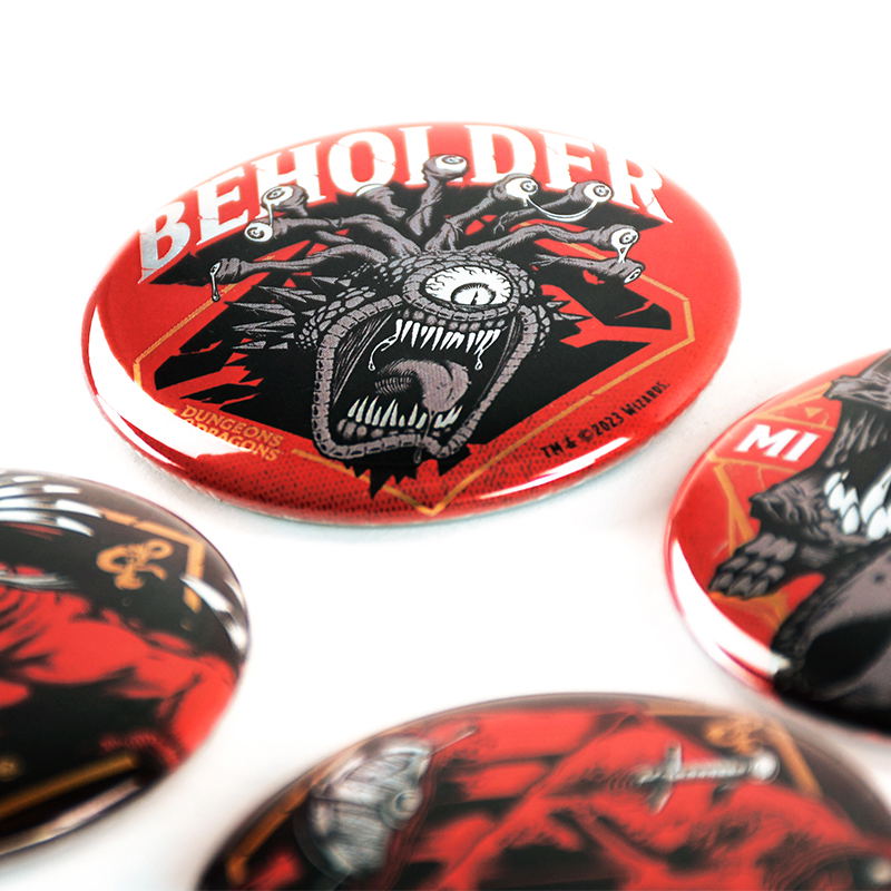 Dungeons and Dragons Badge (Set of 6 Pieces) image 4