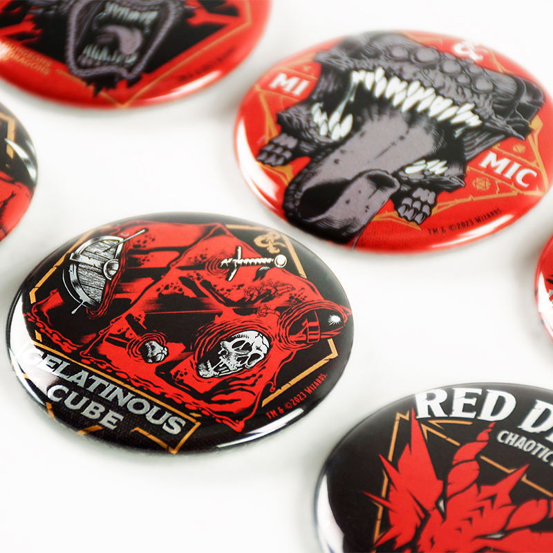 Dungeons and Dragons Badge (Set of 6 Pieces) image 6
