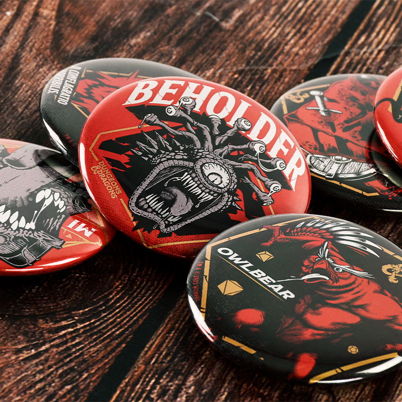 Dungeons and Dragons Badge (Set of 6 Pieces) image 7