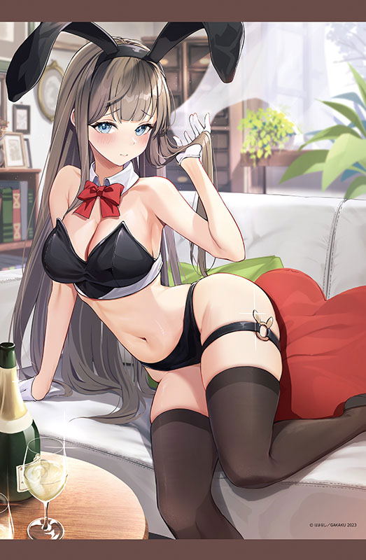 GAKAKU Collection "Heso x Bunny 2" 30 Hamanashi B2 Tapestry Oheso Ver. image 1