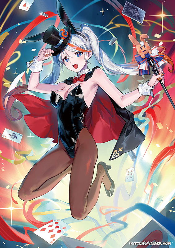 GAKAKU Collection "Heso x Bunny 2" 35 Azu-taro A5 Acrylic Plate Bunny Ver. image 1