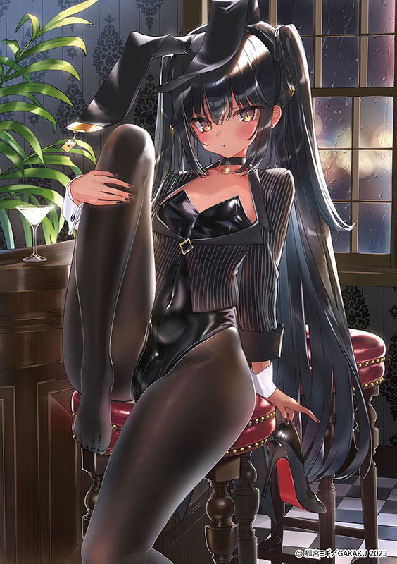 GAKAKU Collection "Heso x Bunny 2" 43 Nigi Komiya A5 Acrylic Plate Bunny Ver. image 1