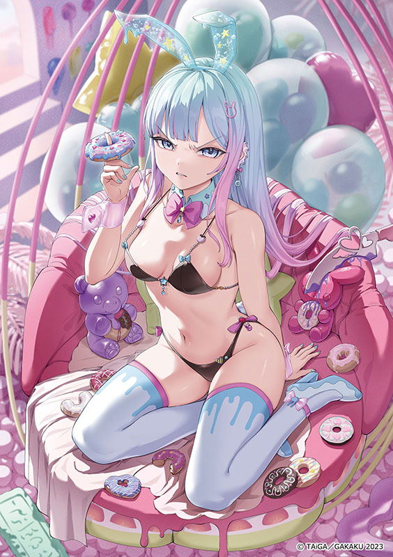 GAKAKU Collection "Heso x Bunny 2" 48 TAiGA A5 Acrylic Plate Oheso Ver. image 1