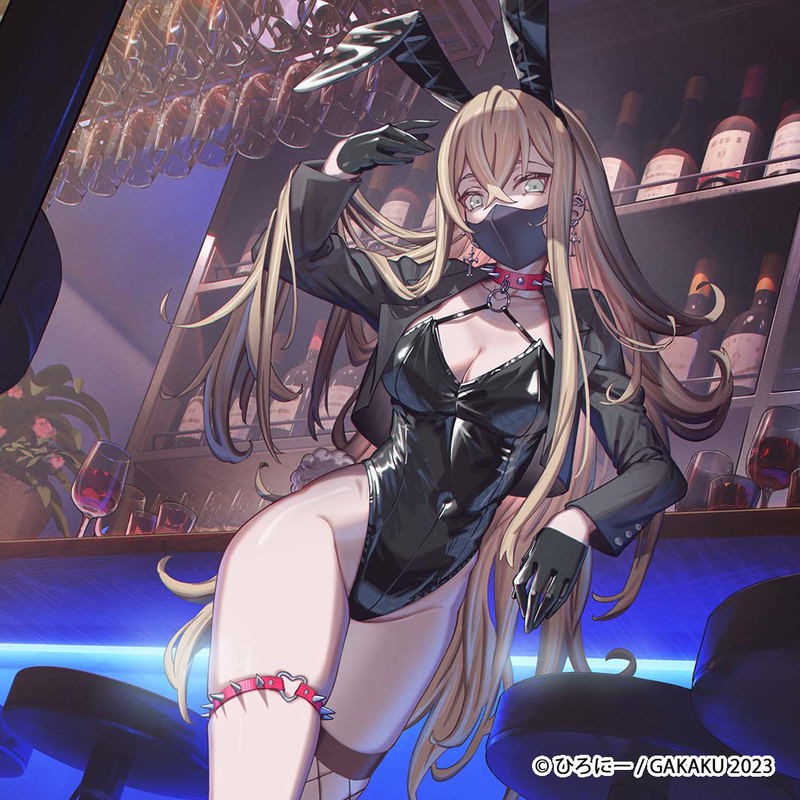 GAKAKU Collection "Heso x Bunny 2" 67 nima Mini Square Plate image 1