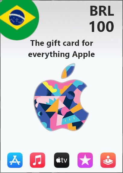 Apple Gift Card 100 BRL | Brazil Account <span class="ext ext_digital">digital</span> image 1