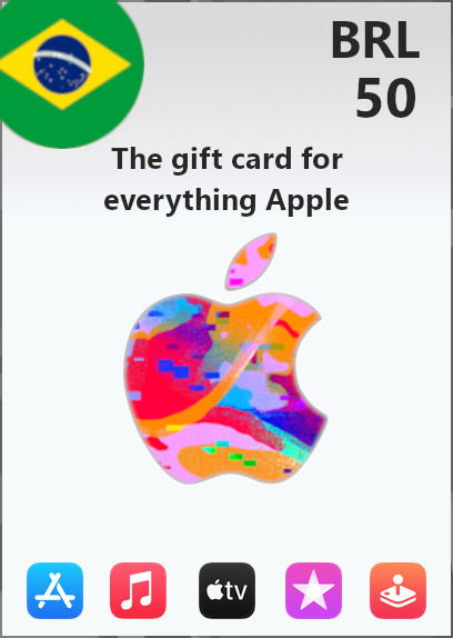 Apple Gift Card 50 BRL | Brazil Account <span class="ext ext_digital">digital</span> image 1