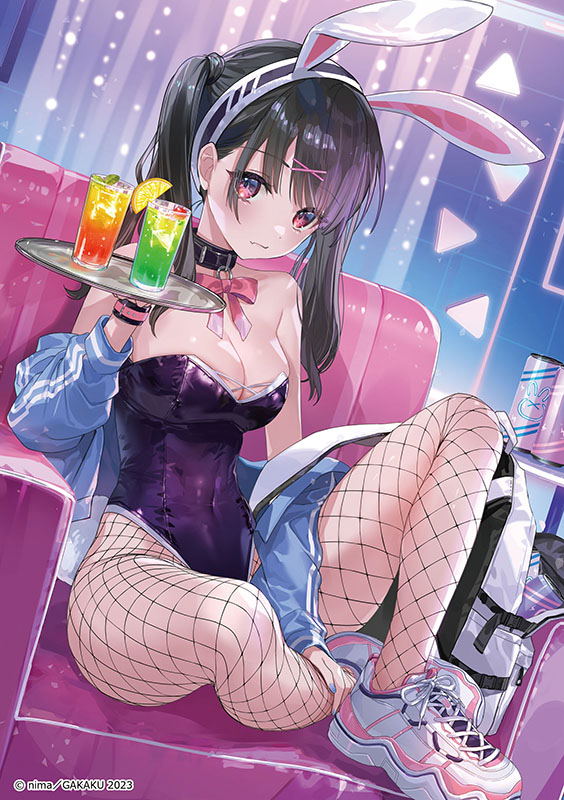 GAKAKU Collection "Heso x Bunny 2" 49 nima A5 Acrylic Plate Bunny Ver. image 1