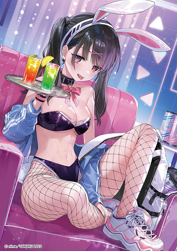 GAKAKU Collection "Heso x Bunny 2" 50 nima A5 Acrylic Plate Oheso Ver. image 1