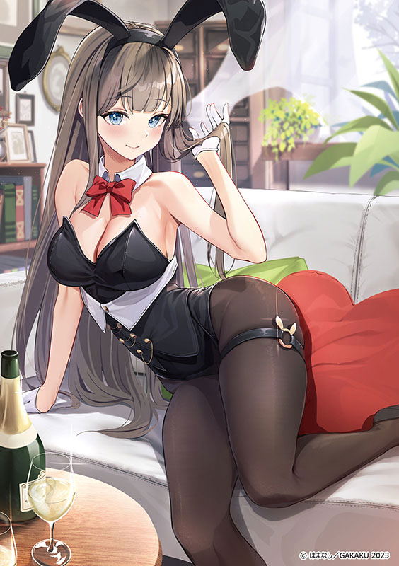 GAKAKU Collection "Heso x Bunny 2" 53 Hamanashi A5 Acrylic Plate Bunny Ver. image 1