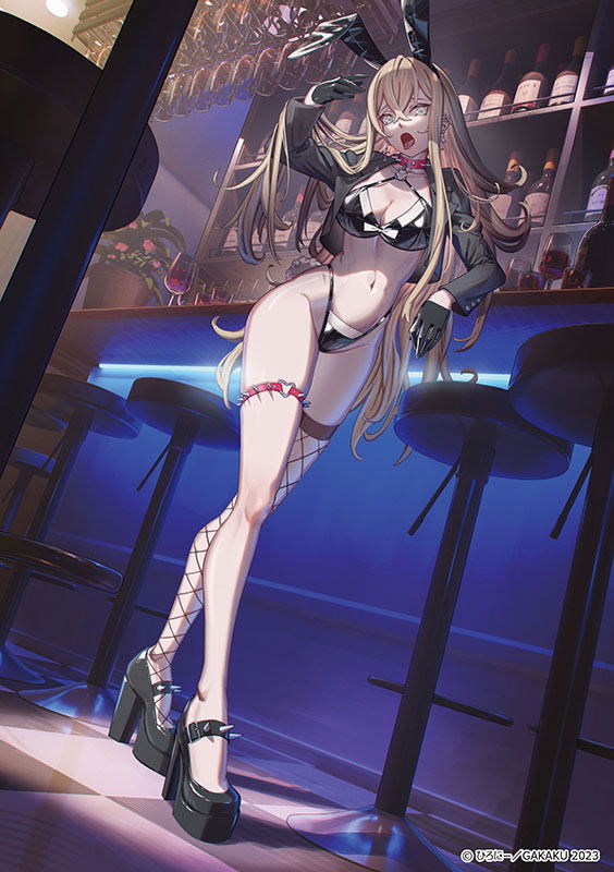 GAKAKU Collection "Heso x Bunny 2" 56 Hironi A5 Acrylic Plate Oheso Ver. image 1