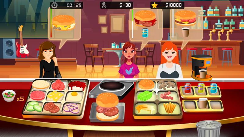Burger Restaurant Simulator <span class="ext" style="background-color: #2a475e; color: #FFFFFF;">STEAM</span> <span class="ext ext_digital">digital</span> image 2