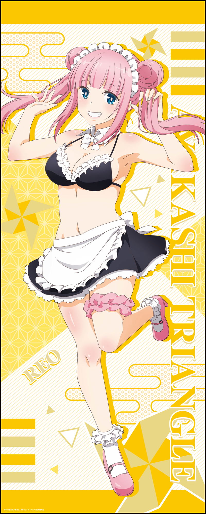 "Ayakashi Triangle" Original Illustration Life Size Tapestry Swimwear Maid Ver. 3 Korogi Reo image 1