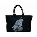 Elden Ring × Torch Torch Blaidd the Half-Wolf Zip Tote Bag (Black) thumbnail 1