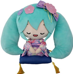 Hatsune Miku Plush Blue_