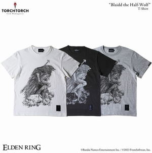 Elden Ring x Torch Torch T-shirt Collection: Blaidd the Half-Wolf Heather Gray (XXL Size)_