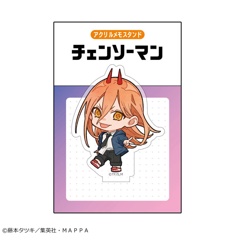 Chainsaw Man Acrylic Memo Stand Power image 2