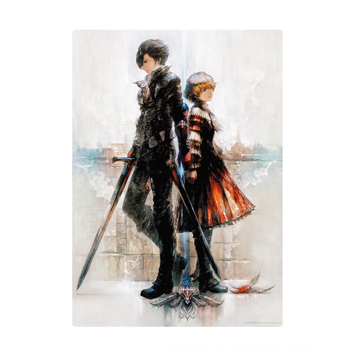 Final Fantasy XVI Art Illustration Clear Mat: Clive and Joshua Square Enix