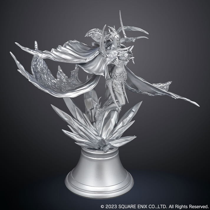 Final Fantasy XVI Summoned Beast Shiva Silver Ver. Diorama Figure image 2