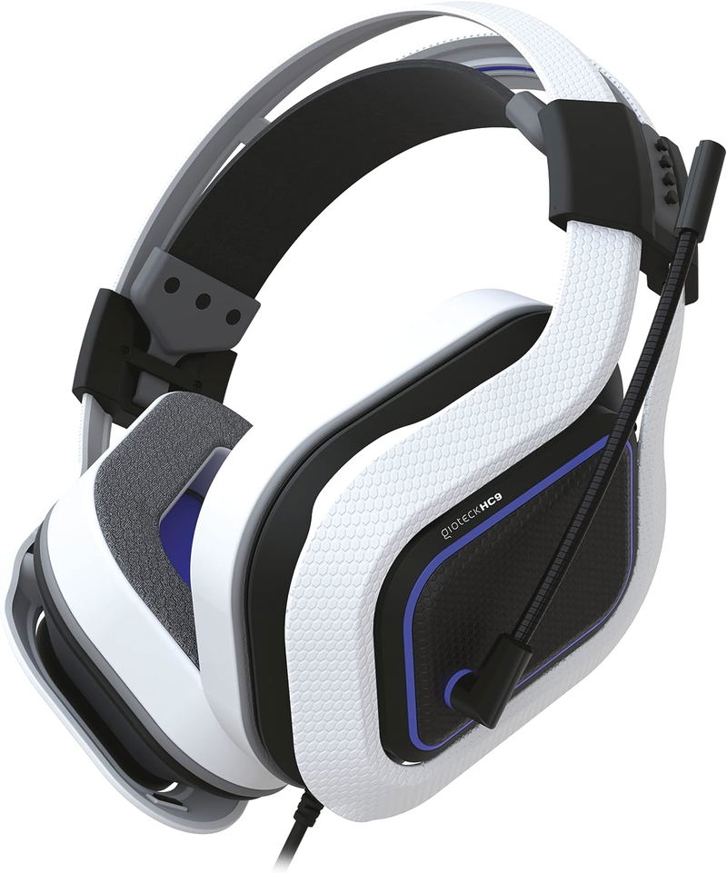 Gioteck HC9 Stereo Gaming Headset for PS5 / PS4 / Xbox Series X|S / Switch (White) image 2