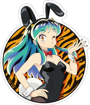 Original Illustration Of TV Anime Urusei Yatsura Lum Sticker Bunny Girl Ver_