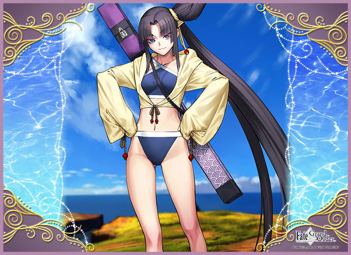 TCG Universal Play Mat Fate/Grand Order Assassin / Ushiwakamaru image 1