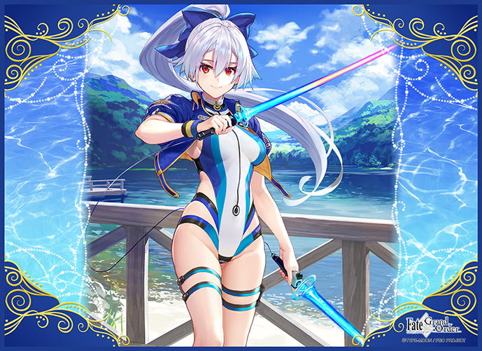 TCG Universal Play Mat Fate/Grand Order Saber / Tomoe Gozen image 1