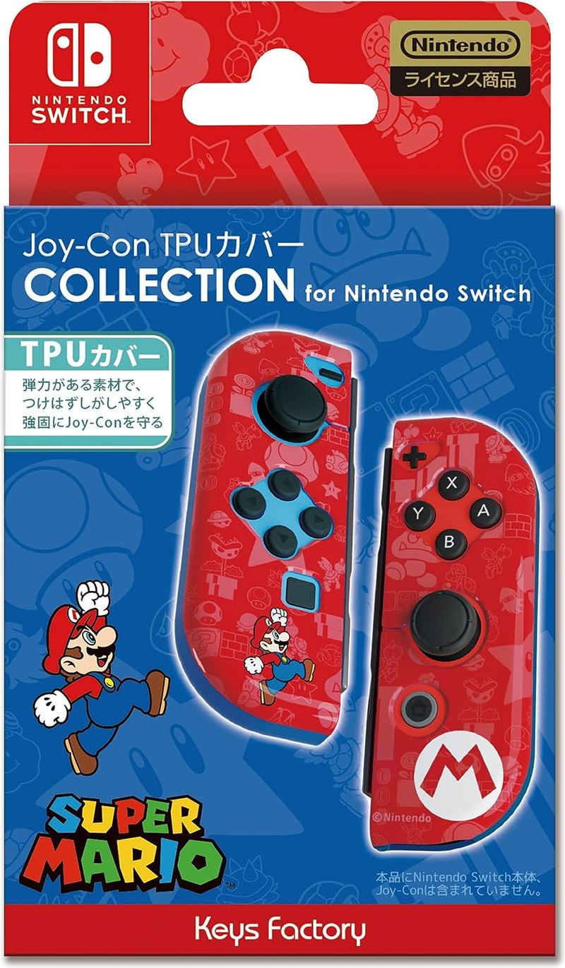 TPU Cover Collection for Nintendo Switch Joy-Con (Super Mario Type-A)