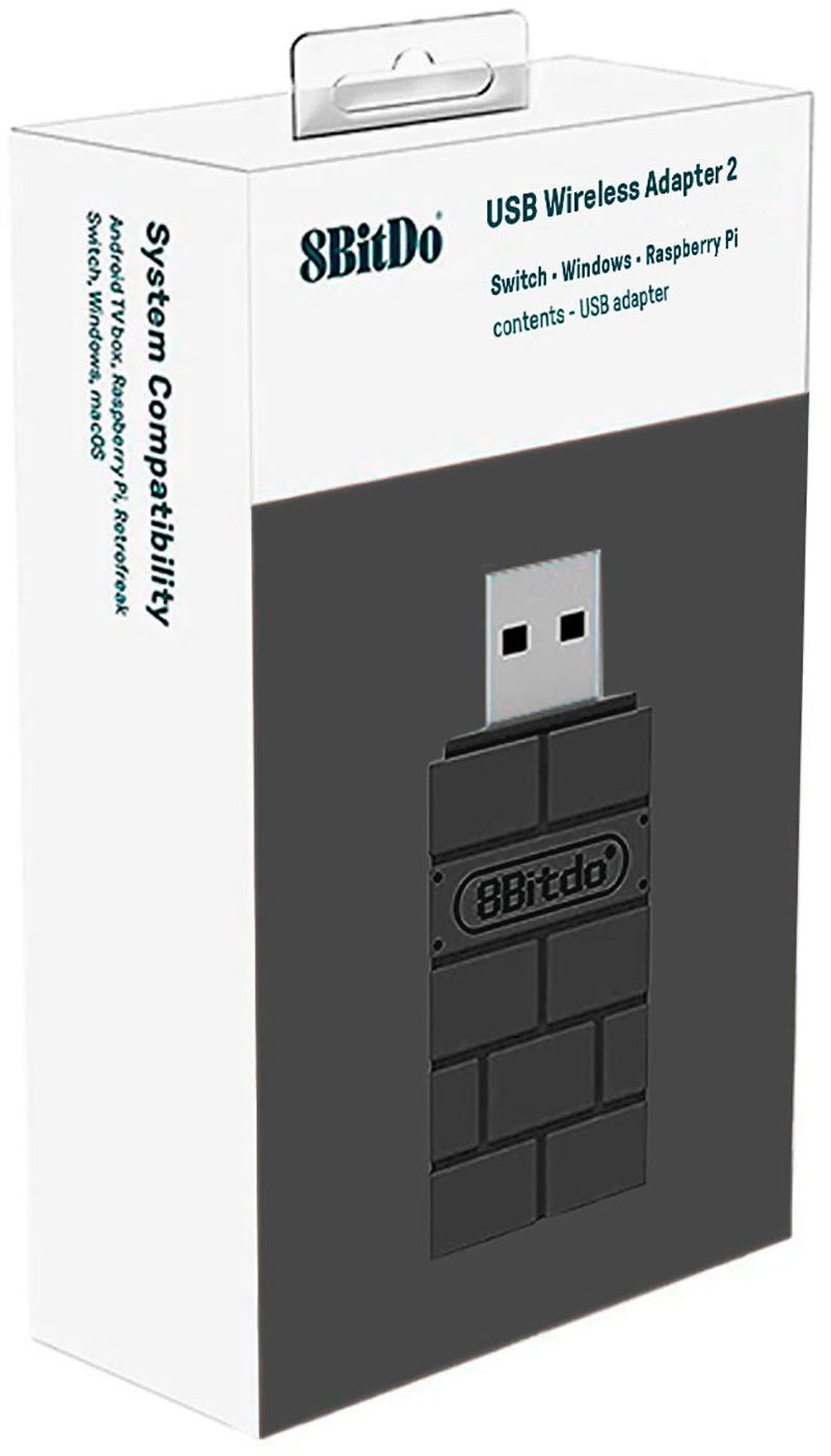 8BitDo USB Wireless Adapter 2 for PS5 / Xbox Series X / Xbox Series S / Xbox One / Nintendo Switch / PC image 1