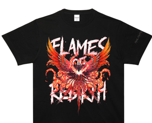 Final Fantasy XVI Flames of Rebirth T-shirt (Size M)_