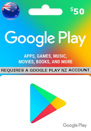 Google Play NZD 50 Gift Card | New Zealand Account_