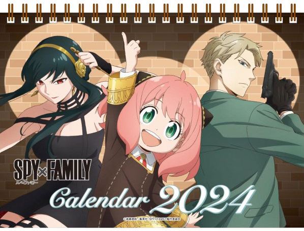 CALENDRIER 2024 SPY X FAMILY, Mangas et Romans
