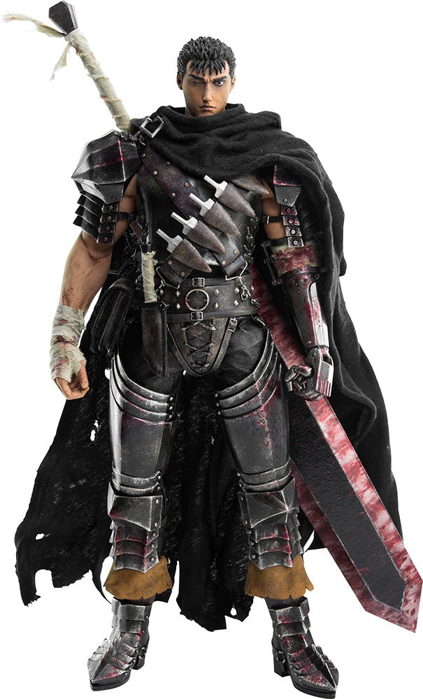 Berserk 1/6 Scale Articulated Figure: Guts (Black Swordsman) (Re-run) image 1