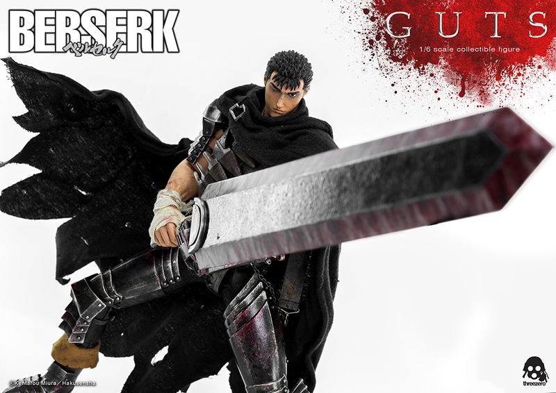 Berserk 1/6 Scale Articulated Figure: Guts (Black Swordsman) (Re-run) image 13