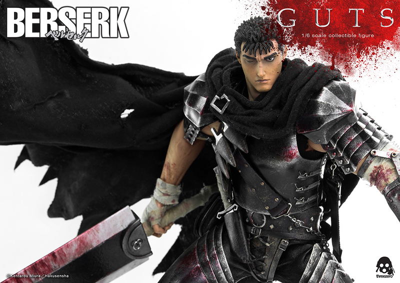Berserk 1/6 Scale Articulated Figure: Guts (Black Swordsman) (Re-run) image 15