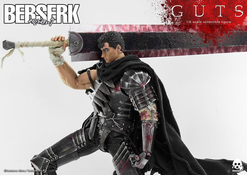 Berserk 1/6 Scale Articulated Figure: Guts (Black Swordsman) (Re-run) image 16