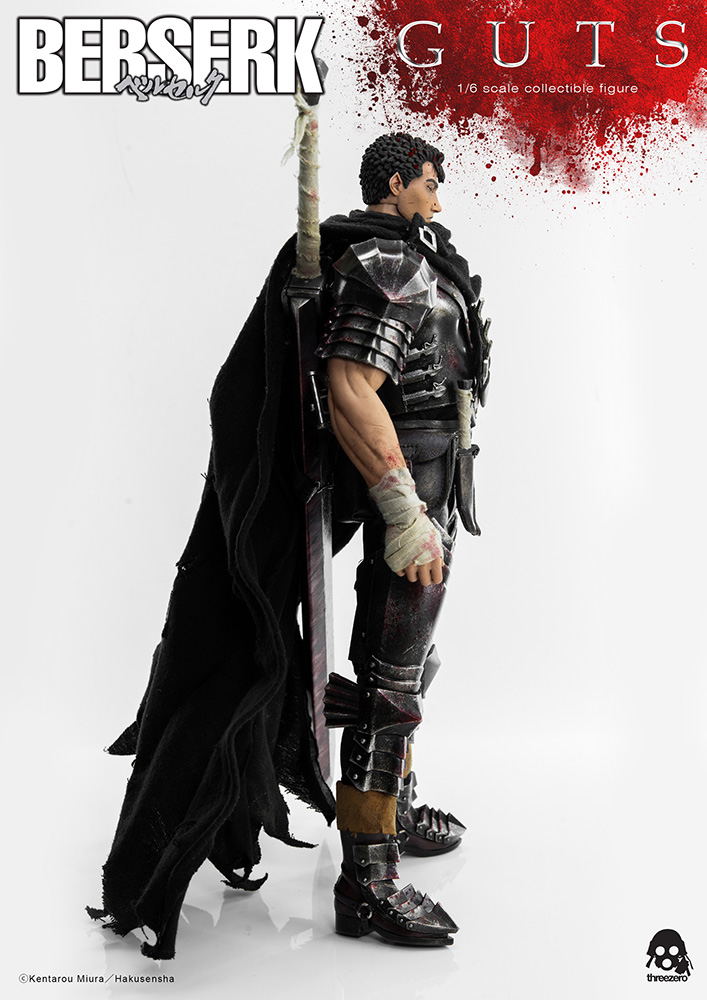 Berserk 1/6 Scale Articulated Figure: Guts (Black Swordsman) (Re-run) image 4