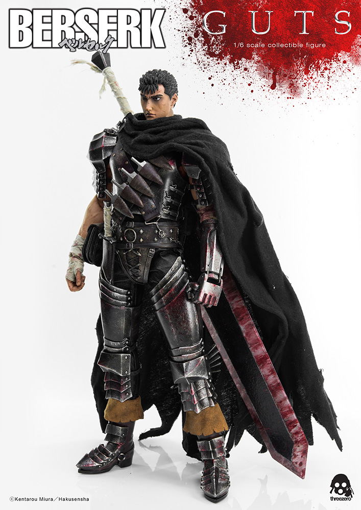 Berserk 1/6 Scale Articulated Figure: Guts (Black Swordsman) (Re-run) image 5